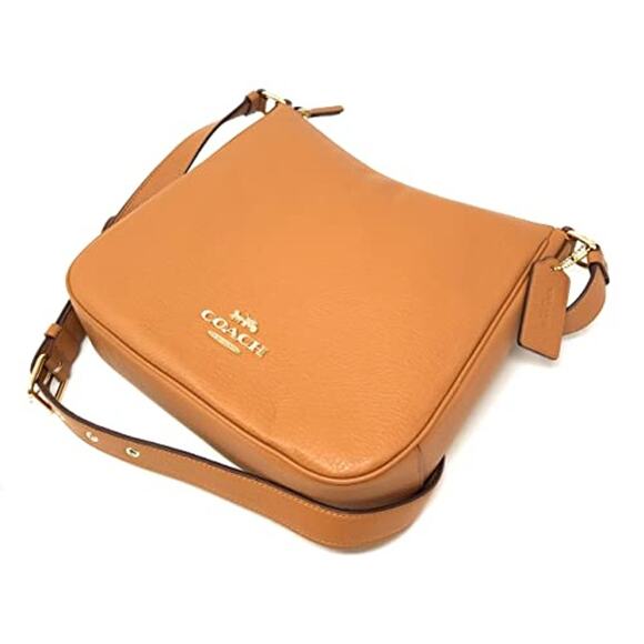 NWT COACH Women's Ellie File Bag (Pebbled Leather - Light Saddle) - Picture 5 of 5